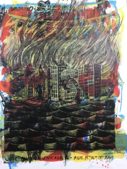 Phish - 2011 Dan Grzeca Poster Chicago, IL UIC TEST Print