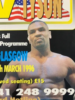 Boxing - 1996 Poster Frank Bruno Vs. Mike Tyson Las Vegas, NV MGM -Art Poster Store image 2228e0b1 3c21 4a4a 803e 5ec1be7ea857