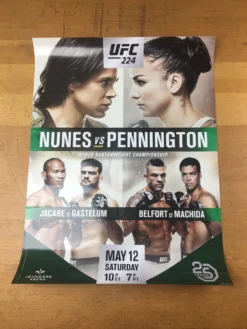 UFC 224- 2018 Poster Nunes Vs Pennington Was -Art Poster Store image 2268b8c9 557e 4349 9064 d1c82d83f5d9 scaled