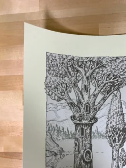 The Mountain Lake - 2021 David Welker Poster, Art Print Variant -Art Poster Store image 22e10a64 03ea 4b6a 99dc 055ebd6a47bc