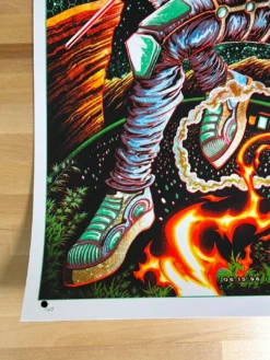 311 - 1996 Miles Tsang Poster Red Rocks Morrison, CO GREEN -Art Poster Store image 237b13c8 b1a6 4e68 812a 6c1ac0053085