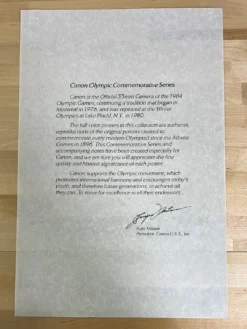 Canon Olympic Commemorative Series 1984 - Poster 1900 Paris, France -Art Poster Store image 268c3288 13d6 4ecc 987d c6dedac465d8