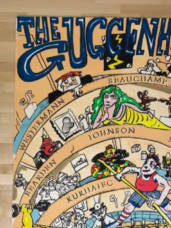 The Guggenheim - 1972 Red Grooms Art Print Poster Original Vintage -Art Poster Store image 278439e2 7c42 4651 a566 fc42075feb66