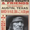 Willie Nelson - 2004 Franks Brothers 3/18-20 Poster Austin, TX