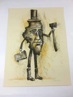 Land Of Lincoln - 2015 Dan Grzeca Poster Art Print Yellow -Art Poster Store image 2979c910 db8d 4eda 9a8c ddb938e48544 scaled