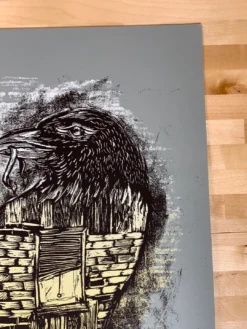 Urban Corvus - 2009 Dan Grzeca Poster Art Print Charcoal Grey -Art Poster Store image 2a00d6bc 6e94 4248 8051 4fca34bd920d