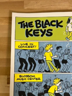 The Black Keys - 2022 Johnny Sampson Poster Cuyahoga Falls, OH -Art Poster Store image 2a0b8da2 9b54 428c 9b99 e1c7f3459e67