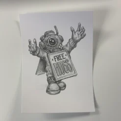 How You Feeling? - 2020 AJ Masthay Poster Art Print W/ Free Hugs -Art Poster Store image 2a301187 9321 4ca8 82fa f48b8809e4dc