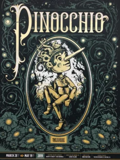Pinocchio - 2019 Delicious Design League Poster Chicago, IL The House Theatre Of