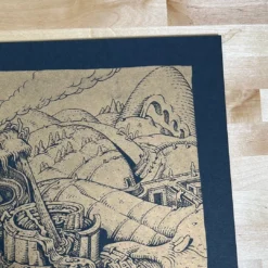 The Reactor Core - 2022 David Welker Poster, Art Print (GOLD) -Art Poster Store image 2fd1b884 5628 46e7 ae41 51d98e87f4a1