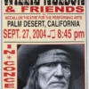 Willie Nelson - 2004 Franks Brothers 9/27 Poster Palm Desert, CA