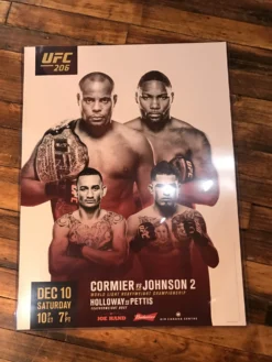 UFC 206 Poster Cormier Vs. Johnson 2, Holloway Vs. Pettis -Art Poster Store image 359413ad b58b 4ff2 9b2c 959626744f5f scaled