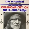 Willie Nelson - 2003 Franks Brothers 5/11 Poster Oklahoma City, OK