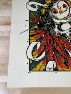 Thai Skull - 2009/2010 Jeral Tidwell Poster Art Print 1st Edition -Art Poster Store image 36ef1235 7cb4 4dfc a431 3a16ac5d7cfb