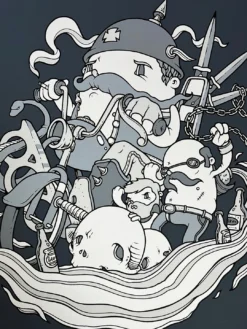 Untitled (cycle) - Mike Budai Poster Art Print