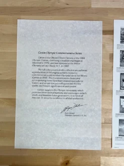 Canon Olympic Commemorative Series 1984 - Poster 1936 Berlin -Art Poster Store image 3cec8e5e 3fe5 45ac 9b3c b72615c1092a