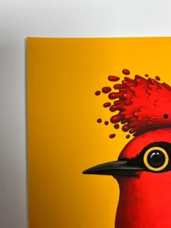 Fat Bird - 2020 Mike Mitchell Poster Yellow Fronted Woodpecker Yellow Variant -Art Poster Store image 3f4ddb07 5a73 4665 aace 95e0c155585d