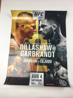 UFC 227 - 2018 Poster Dillashaw Vs Garbrandt; Johnson Vs. Cejudo -Art Poster Store image 410a6b6f 23b2 4e63 97e3 dbba91427ccf scaled