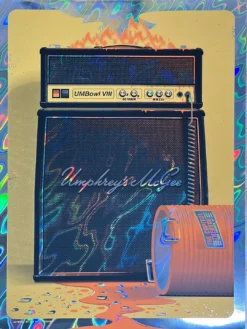 Umphrey's McGee - 2021 Mike Tallman Poster Port Chester, NY FOIL
