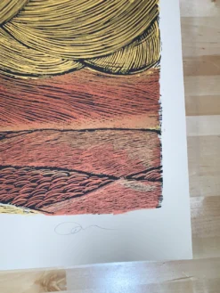 Ash - 2009 Dan Grzeca Poster Art Print Copper/Gold Variant -Art Poster Store image 45cb78f7 863e 4eec a329 b2849938bd6a