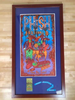 Phish - 2009 Jim Pollock Poster Indio, CA Festival 8, Framed Empire Polo Club