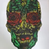Poison Skull - 2013 JC Rivera Poster Chicago Street Artist Art