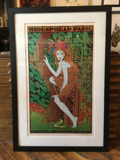 Widespread Panic - 2016 Chuck Sperry Poster Savannah Rose Shimmer #1 FRAMED