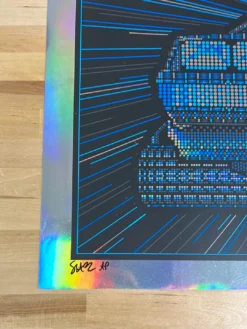 No Roads - 2012 Todd Slater Poster Delorean Movie Print FOIL -Art Poster Store image 49988476 b135 4c19 b610 7022077cedf3