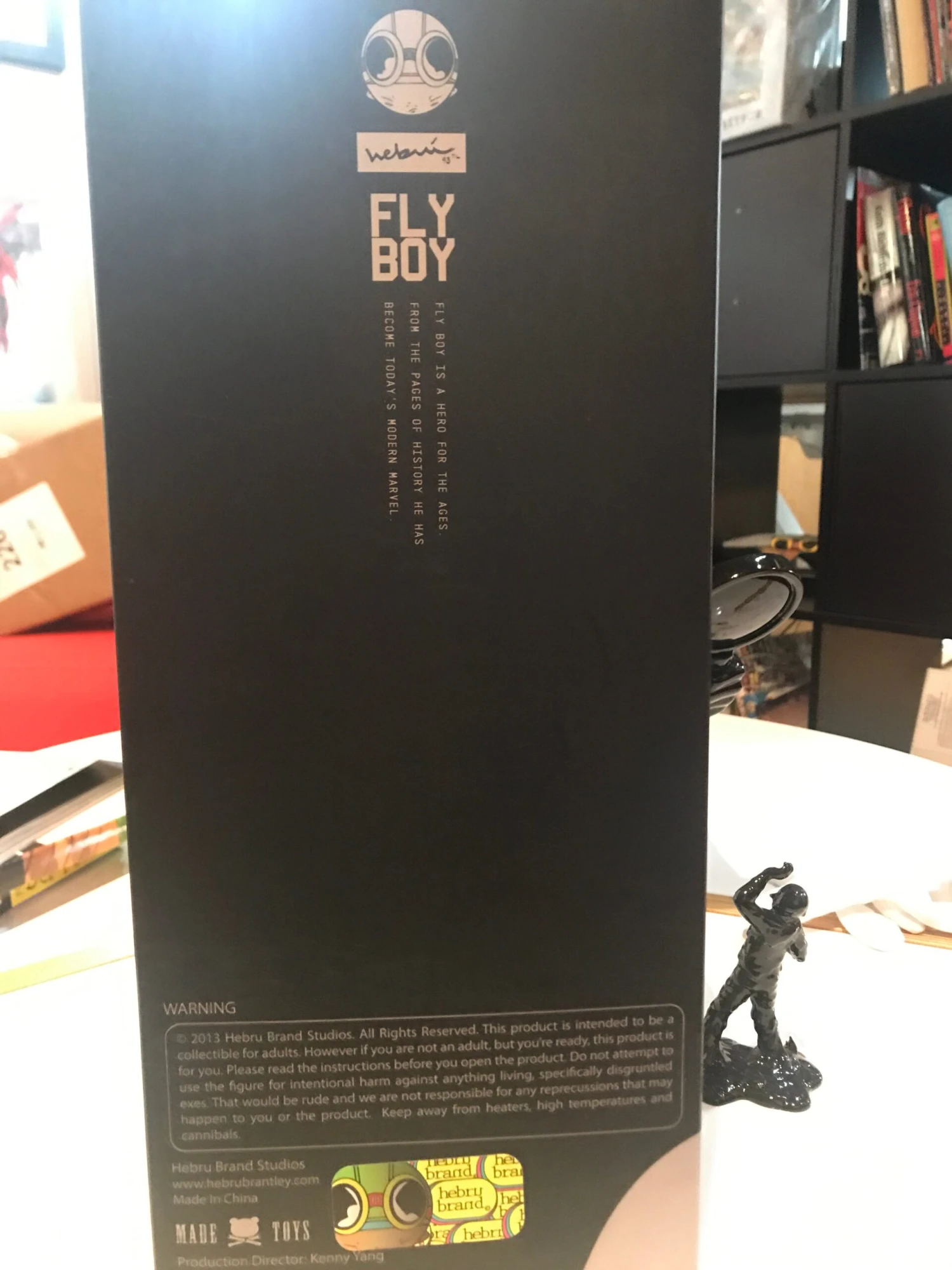 Fly Boy Action Figure - 2017 Hebru Brantley Mellow Yellow Ed Flyboy C2E2 Exclusi 5 Fly Boy Action Figure - 2017 Hebru Brantley Mellow Yellow Ed Flyboy C2E2 Exclusi - Image 5