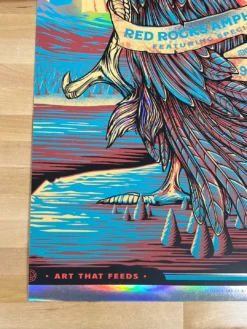 Greensky Bluegrass - 2022 Half Hazard Poster FOIL Red Rocks Morrison, CO -Art Poster Store image 4c54e4dc 4f34 4a42 8d6a 6d031f180c4a