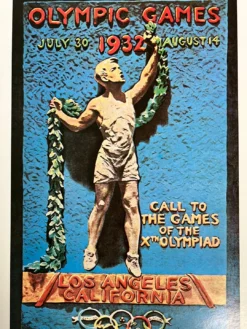 Canon Olympic Commemorative Series 1984 - Poster 1932 Los Angeles, CA