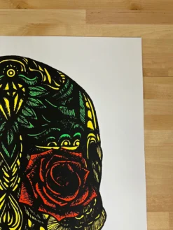 Poison Skull - 2013 JC Rivera Poster Chicago Street Artist Art -Art Poster Store image 4d3ab89b 4284 4041 8644 885037b9dd38