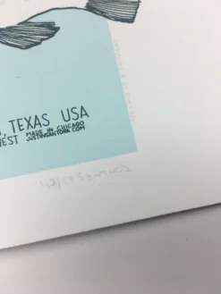 Flatstock 43 - 2014 Justin Santora Poster Austin, TX Austin Convention Center -Art Poster Store image 4db9611a e756 4838 8c00 5c029cde644e scaled