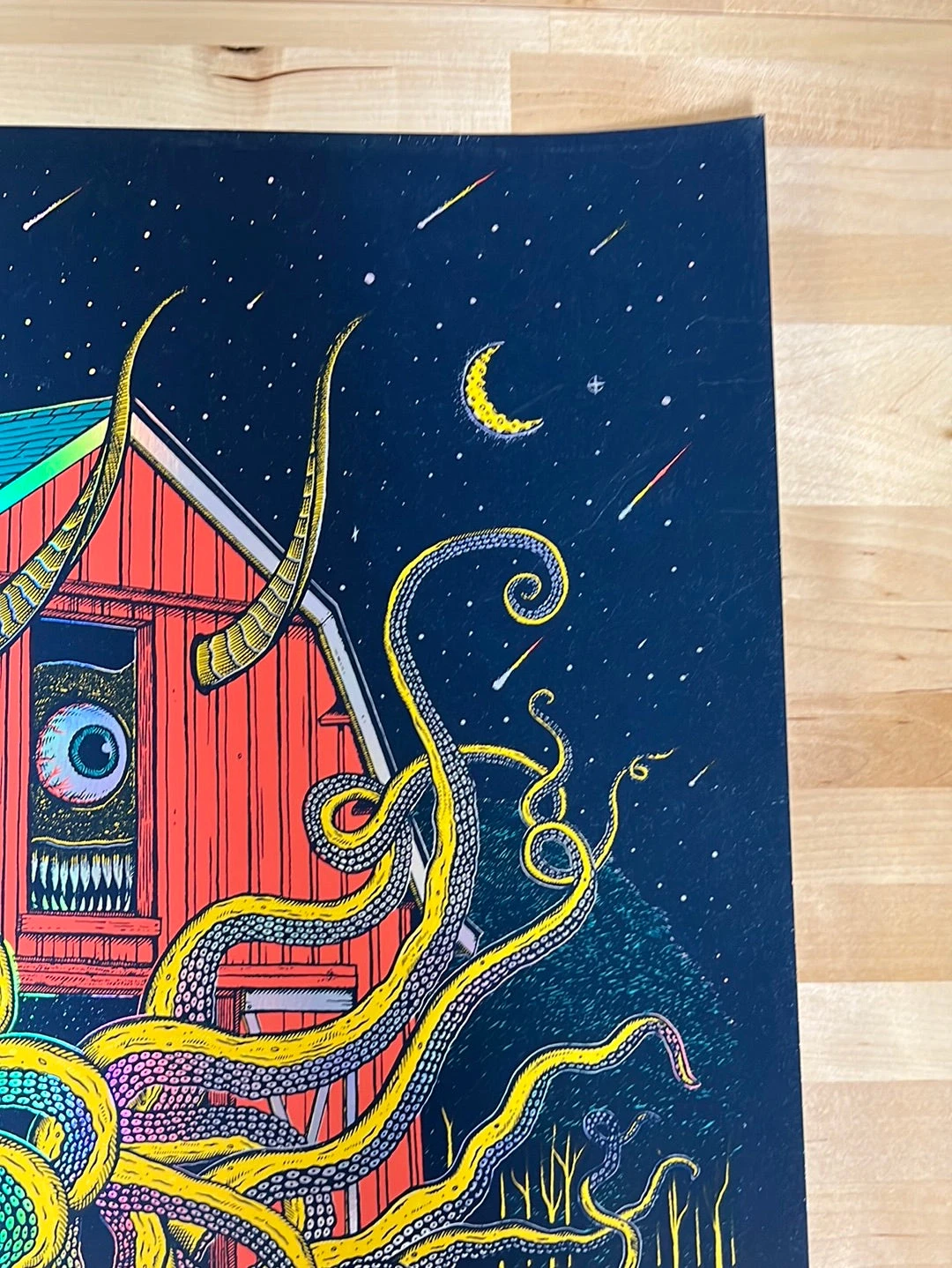 Umphrey's McGee - 2022 Brian Naro Poster Chillicothe, IL SCAMP FOIL 4 Umphrey's McGee - 2022 Brian Naro Poster Chillicothe, IL SCAMP FOIL - Image 4