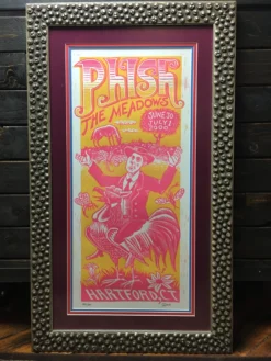 Phish - 2000 Jim Pollock Poster Hartford, CT Meadows Music Theatre, Framed -Art Poster Store image 4f728174 cf6a 4f1c b571 2c2a063d4122 scaled
