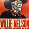Willie Nelson - 2010 Hatch Show Print 6/19 Poster Stuttgart, Deutschland
