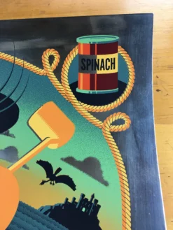 Popeye The Sailor Meets Sindbad The Sailor - 2014 Tom Whalen Poster Foil Green V -Art Poster Store image 537b9411 2bb5 4b94 ba7f 6fe201ae30de scaled