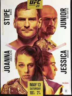 UFC 211 - 2017 Poster- Miocic Vs Dos Santos