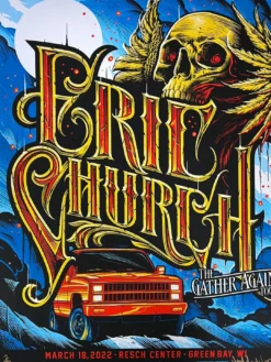 Eric Church - 2022 Maxx242 Poster Green Bay, WI 3/18