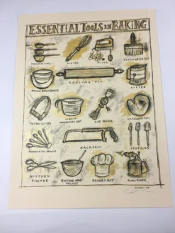 Essential Tools In Baking - 2012 Dan Grzeca Poster Art Print -Art Poster Store image 603cd7a7 7f0a 4fc6 97e2 a7f431d9fa05 scaled