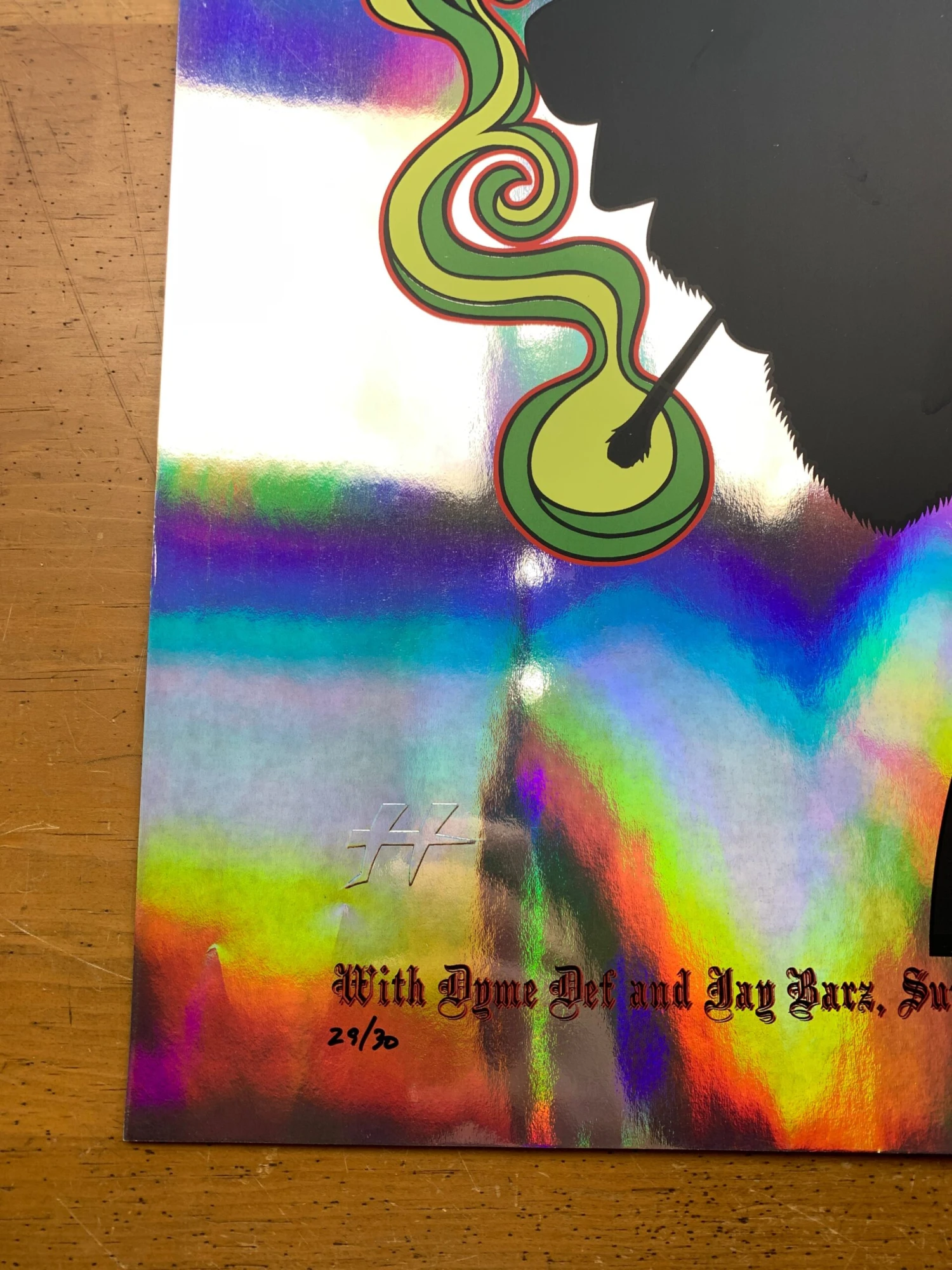 Snoop Dogg - 2012 Justin Hampton Poster Seattle Showbox FOIL 6 Snoop Dogg - 2012 Justin Hampton Poster Seattle Showbox FOIL - Image 6