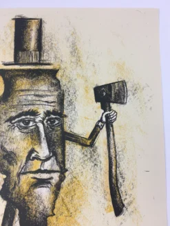 Land Of Lincoln - 2015 Dan Grzeca Poster Art Print Yellow -Art Poster Store image 6a59f113 4e80 4911 92f3 69ec1748607a scaled