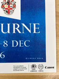 Canon Olympic Commemorative Series 1984 - Poster 1956 Melbourne -Art Poster Store image 6b52b488 b7b9 4f78 821e 4bf6f11c2155