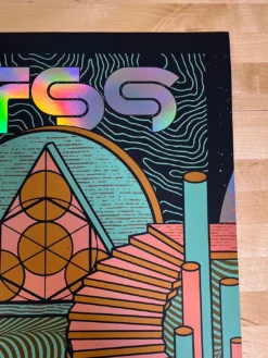 STS9 - 2022 Status Serigraph Poster FOIL Red Rocks Morrison, CO 7/22 -Art Poster Store image 6c197efa 49d3 4230 bbe0 0e3e116513be