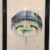 The Lie - Jay Turner Blue Helmet Art Print Graffiti Chicago