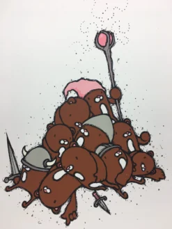 Weak Nerds - 2006 Mike Budai Poster Art Print AP