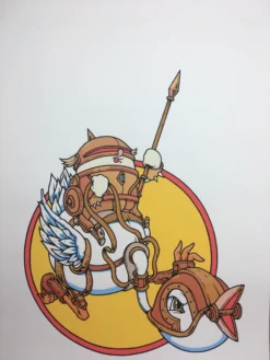 Joust - Mike Budai Art Print