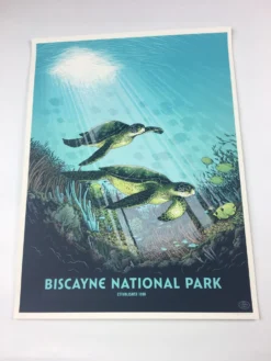 Biscayne National Park - 2016 Justin Santora Poster Art Print -Art Poster Store image 7e5148f5 b8b9 4799 b3cc a302b9da1fb1 scaled