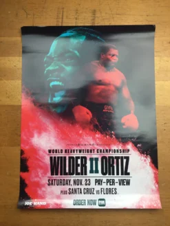 Boxing - 2019 Poster Wilder Vs Ortiz 2 -Art Poster Store image 801559e6 af22 4073 85d3 7b4c1353301a scaled
