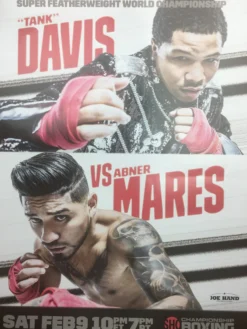 Boxing - 2019 Poster Davis Vs Mares